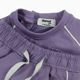 unisex baby 2-piece outfit set – purple