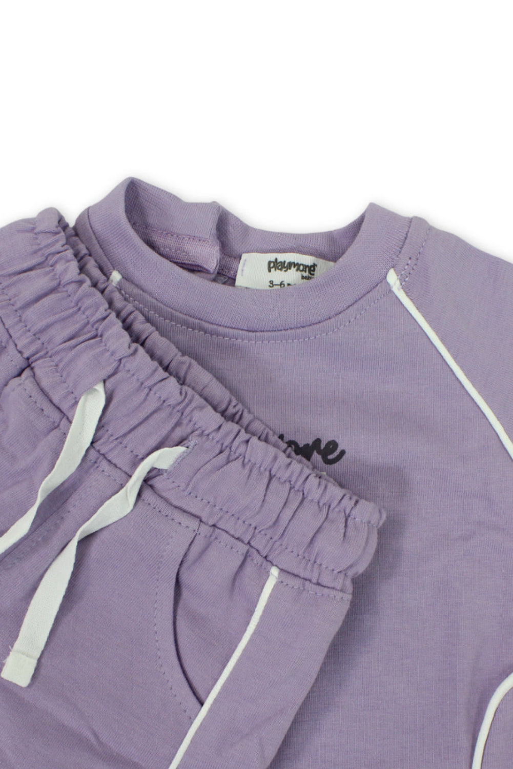 unisex baby 2-piece outfit set – purple