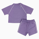 unisex baby 2-piece outfit set – purple