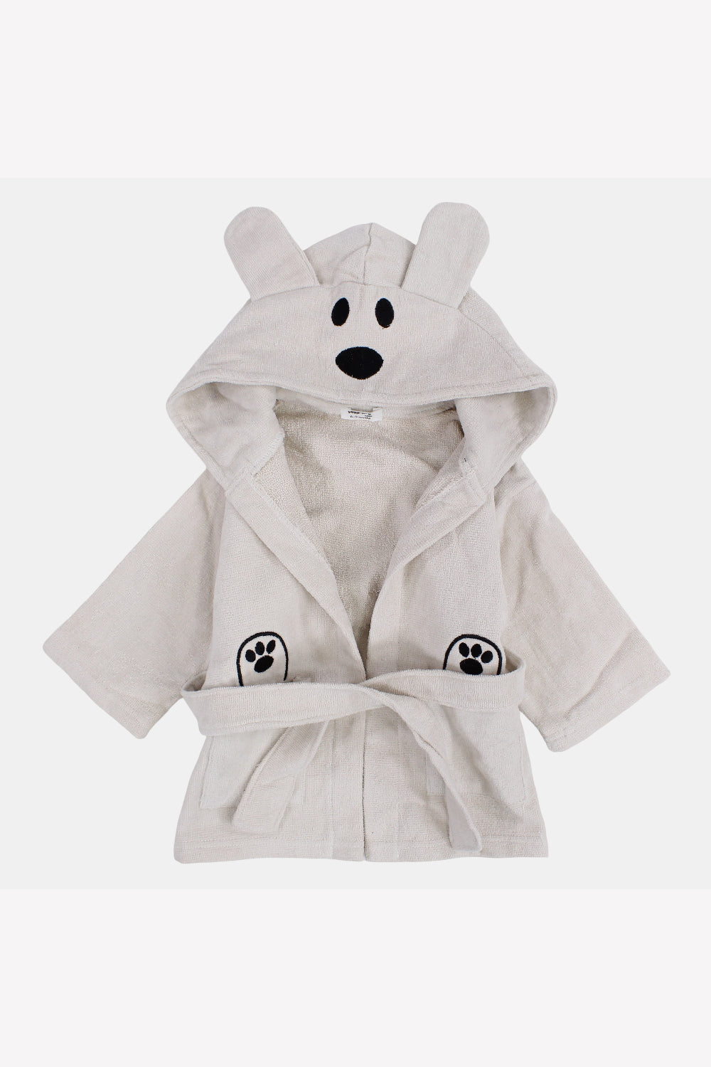 unisex baby plush swim robe – dog design