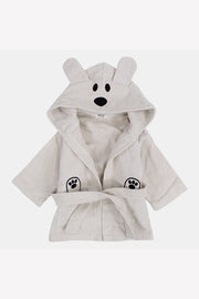 unisex baby plush swim robe – dog design - playmore