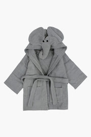 unisex swim robe – grey elephant sleeves