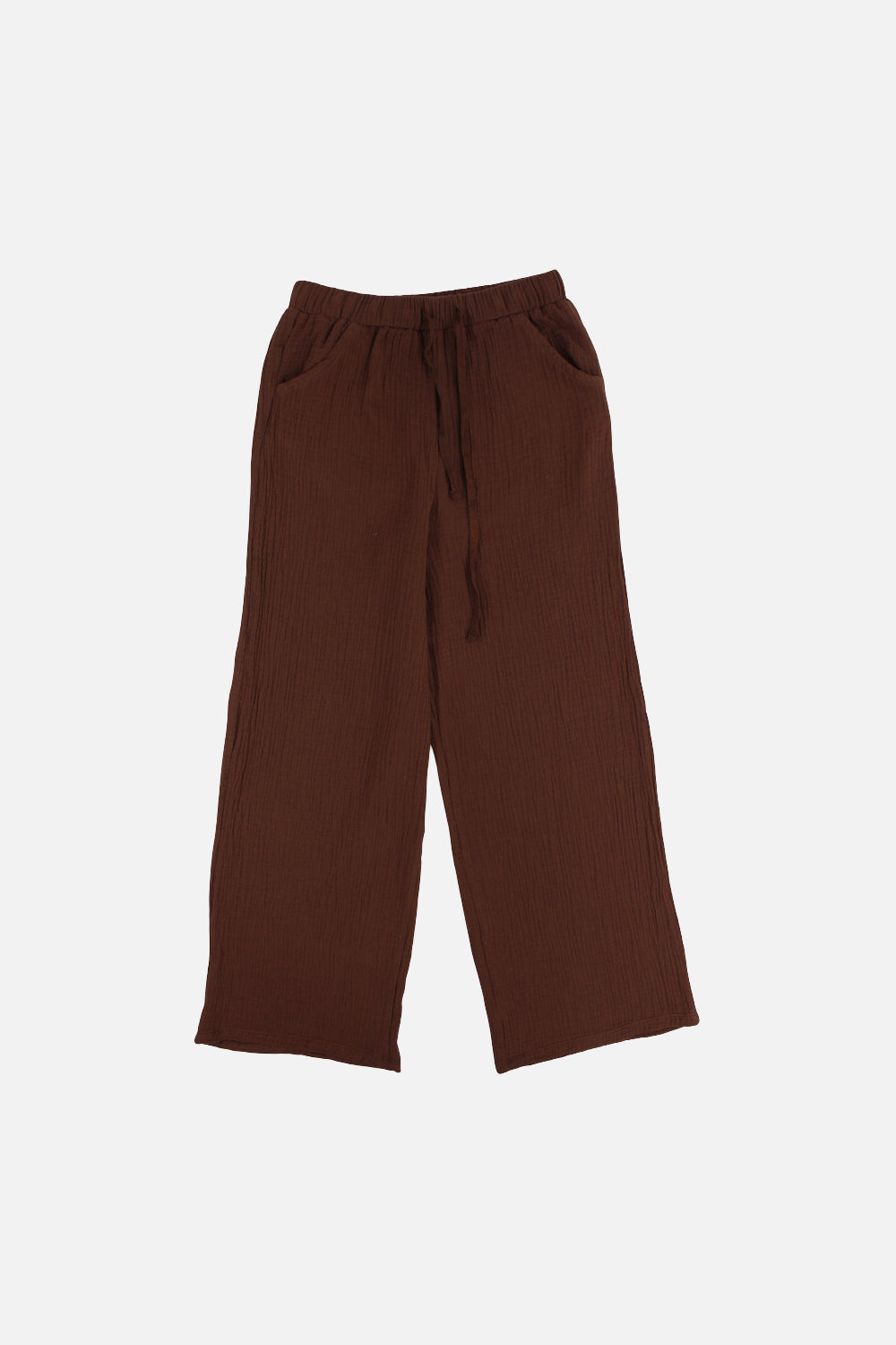 Cotton Pants – Brown