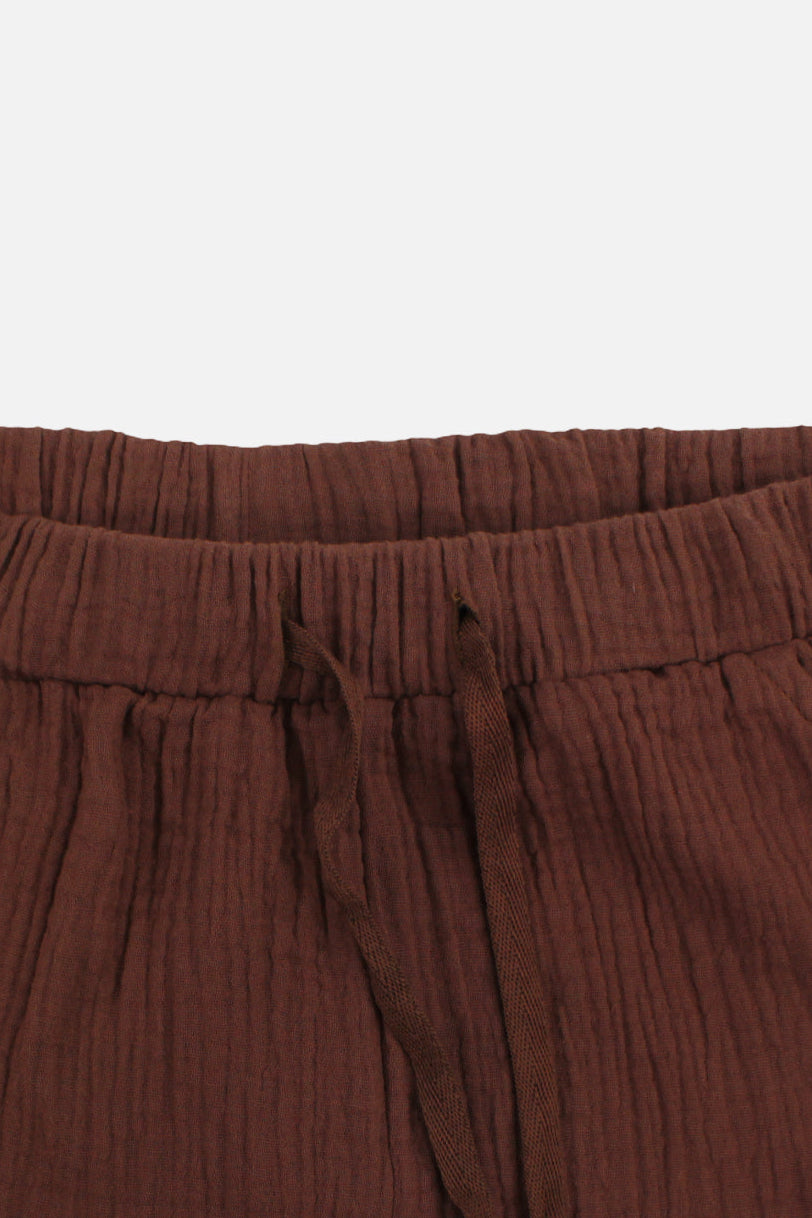 Cotton Pants – Brown