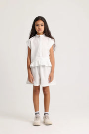 girls short – offwhite - playmore
