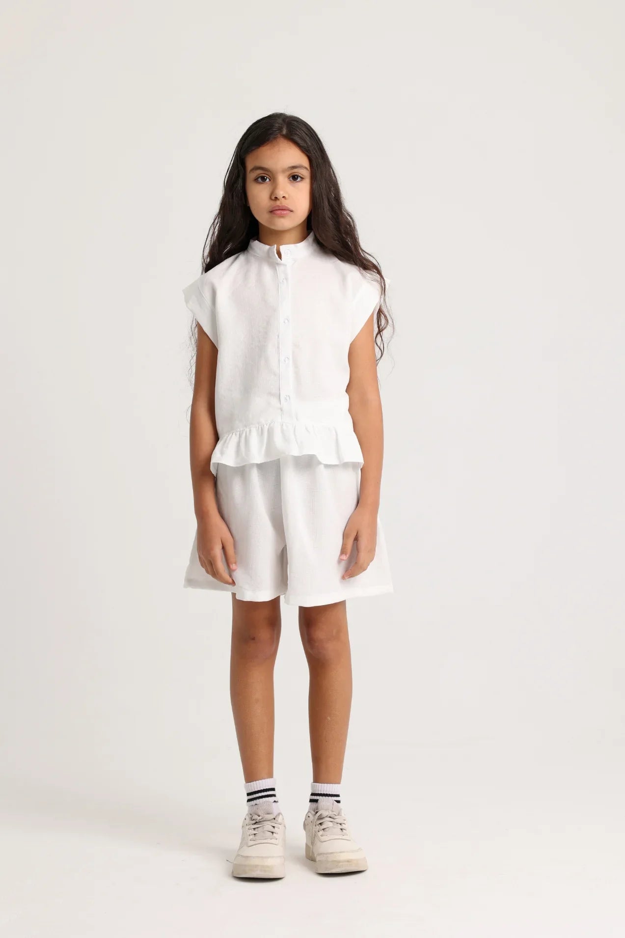 girls short – offwhite - playmore