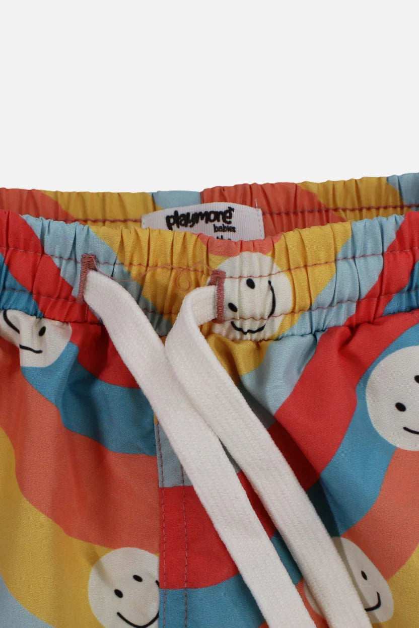 Baby Boys Swimsuit – Smiley Print - playmore