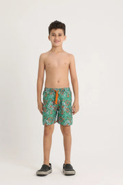 Boys Swimsuit – Green Dino Roar Print - playmore