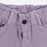 Girls Gabardine Shorts – Purple