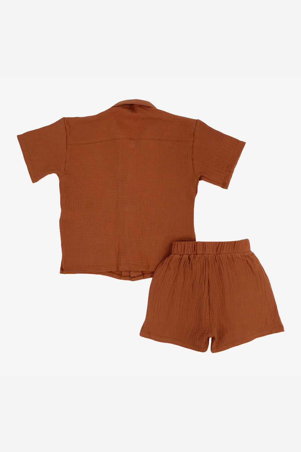 Unisex Cotton 2-Piece Outfit Set – Brick