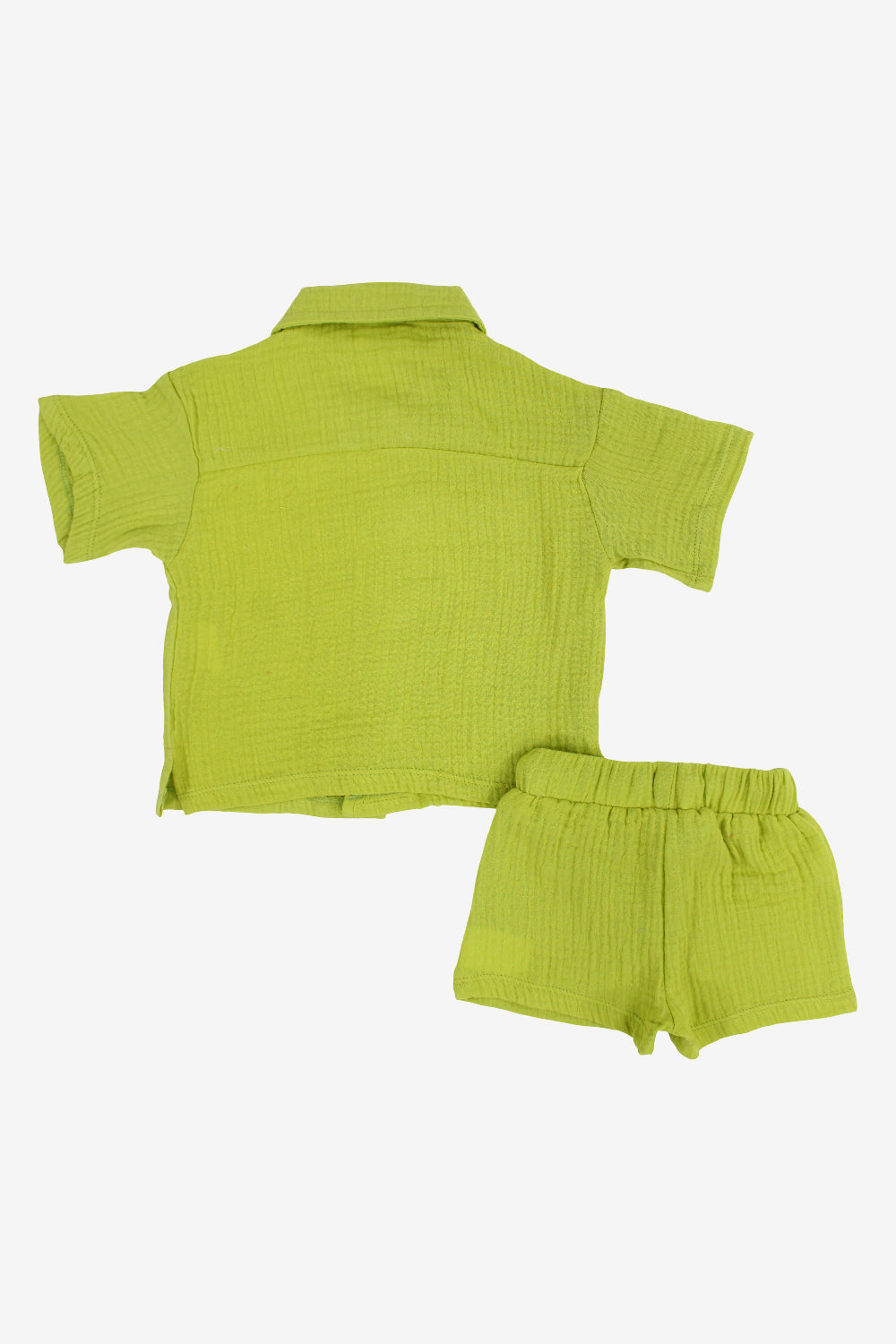 Unisex Baby 2-Piece Cotton Outfit Set – Light Green