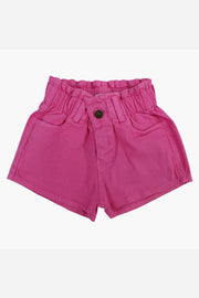 Girls Gabardine Shorts – Fuchsia - playmore