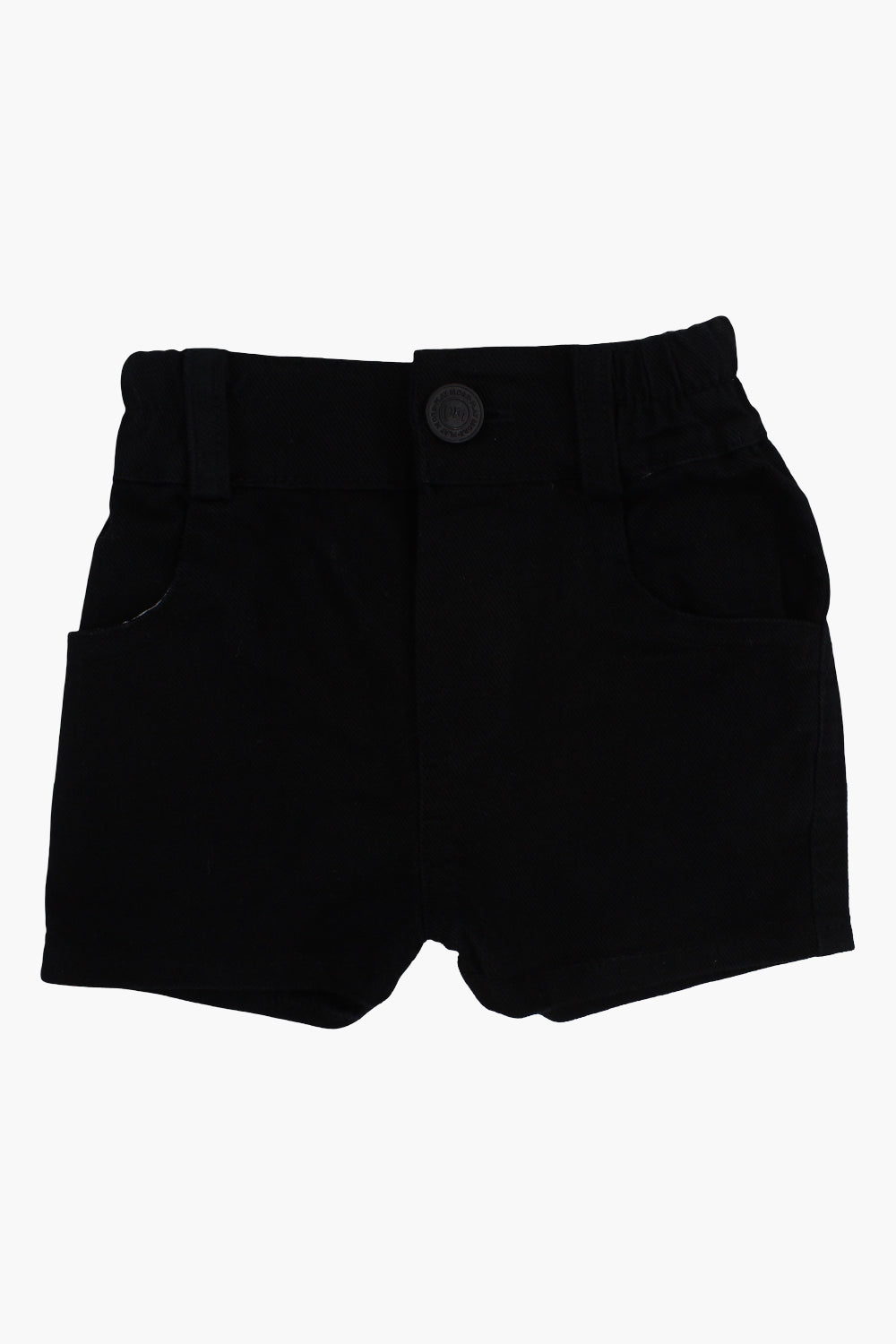 Baby Girls Gabardine Shorts – Black