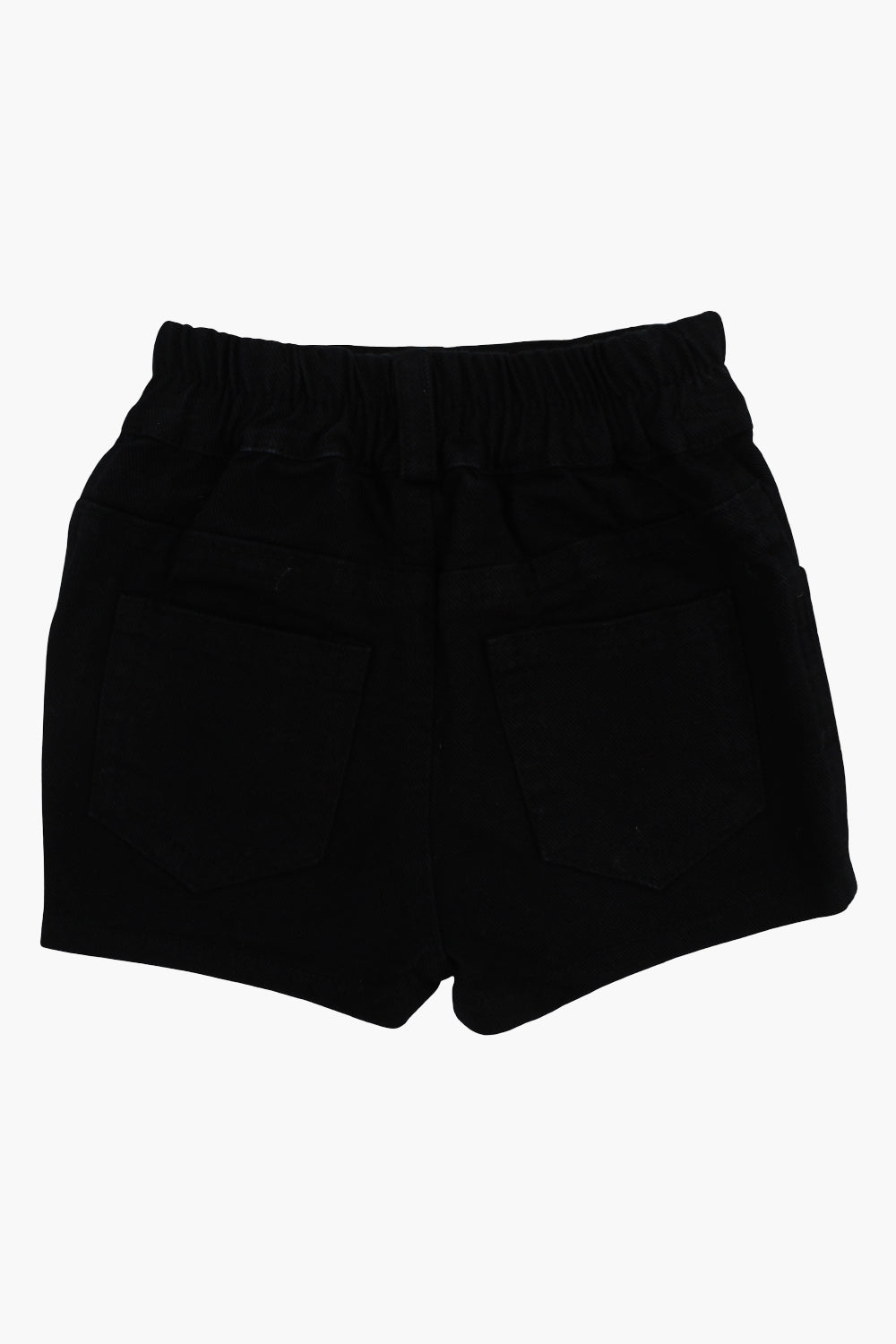 Baby Girls Gabardine Shorts – Black
