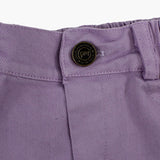 Baby Girls Gabardine Shorts – Purple