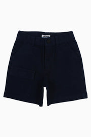 Boys Gabardine Shorts – Navy - playmore