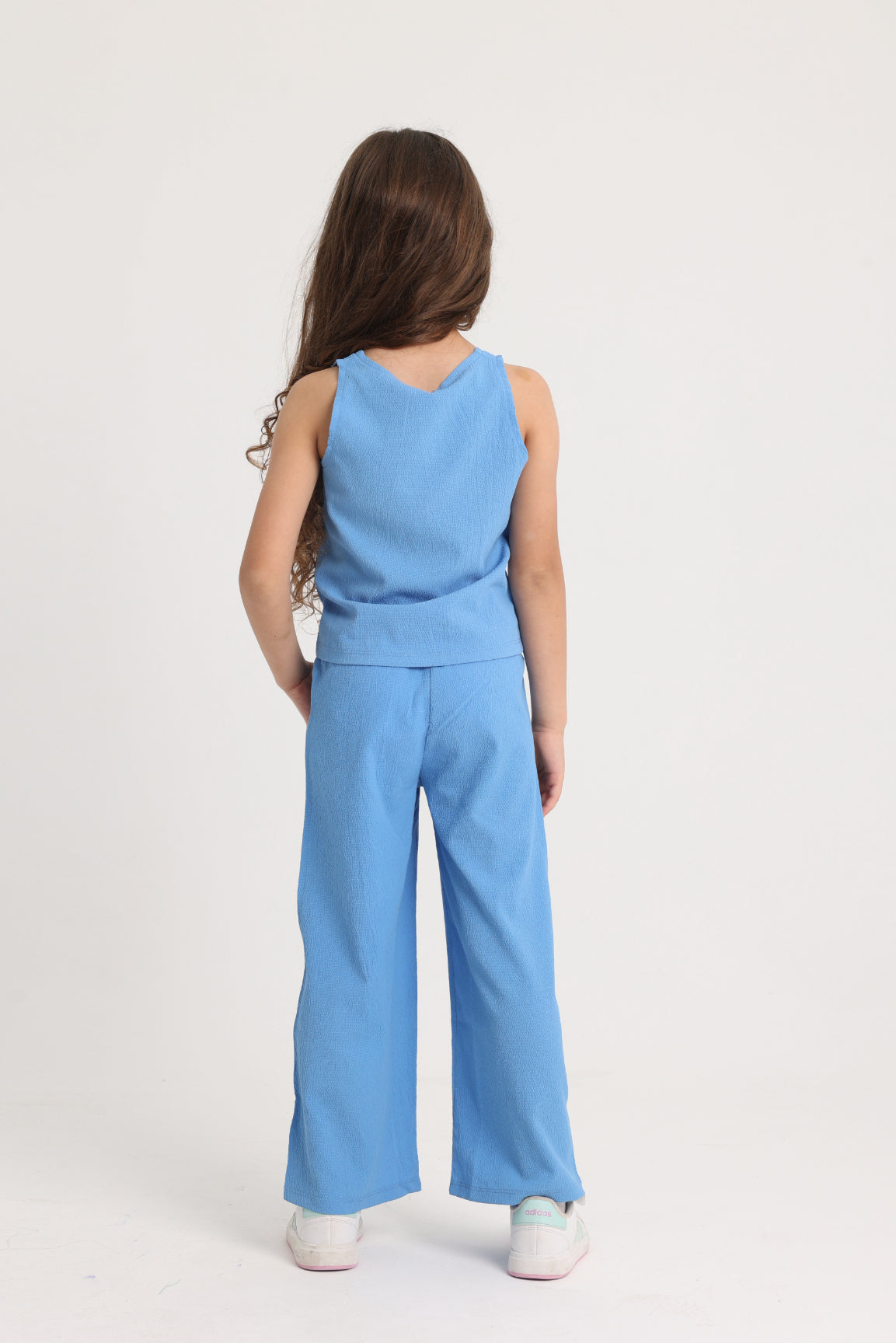 Girls Outfit Set – Babyblue Sleeveless