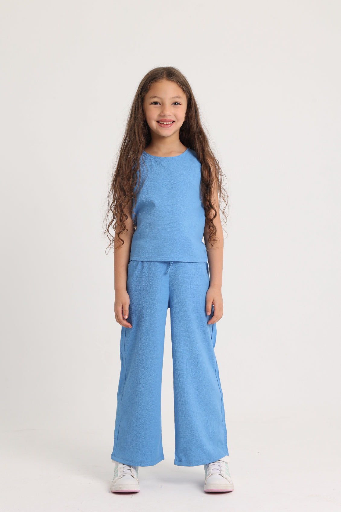 Girls Outfit Set – Babyblue Sleeveless