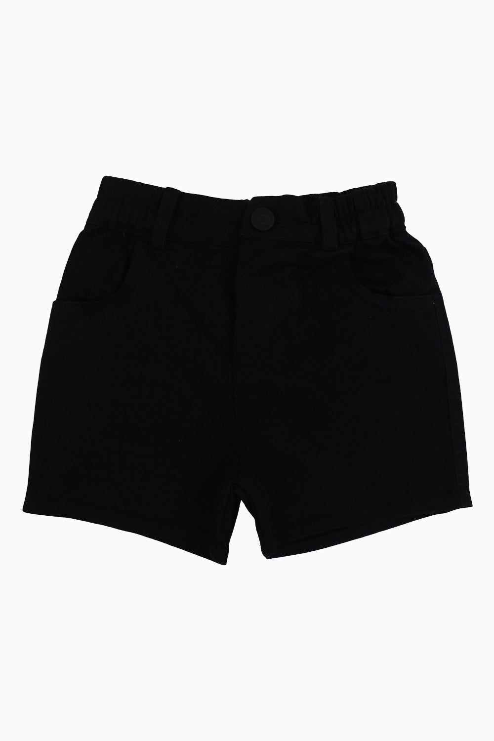 Baby Boys Gabardine Shorts – Black
