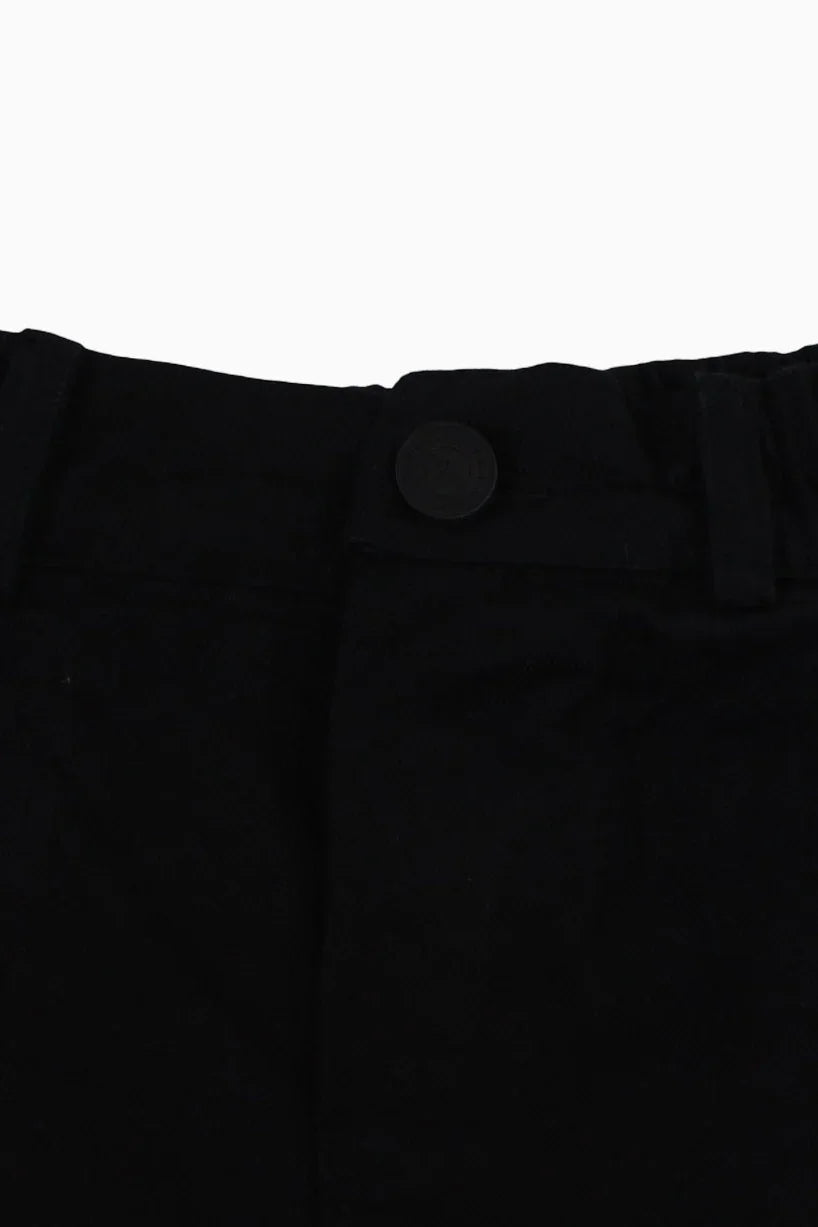 Baby Boys Gabardine Shorts – Black - playmore