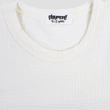Girls Cotton Tank Top – Off-white
