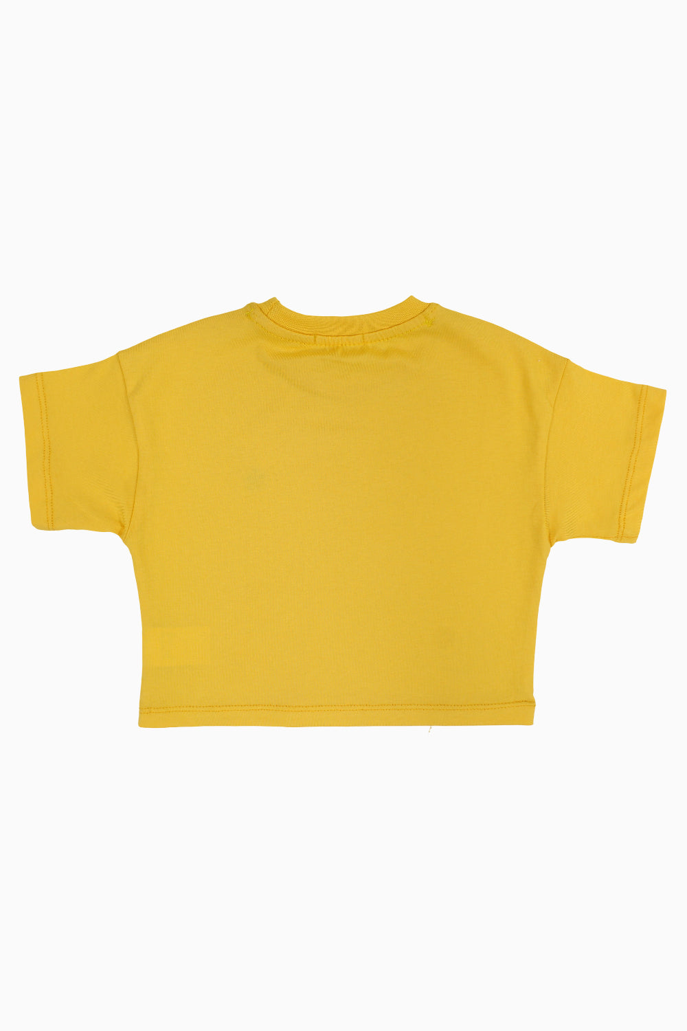 baby girl cotton t-shirt – yellow