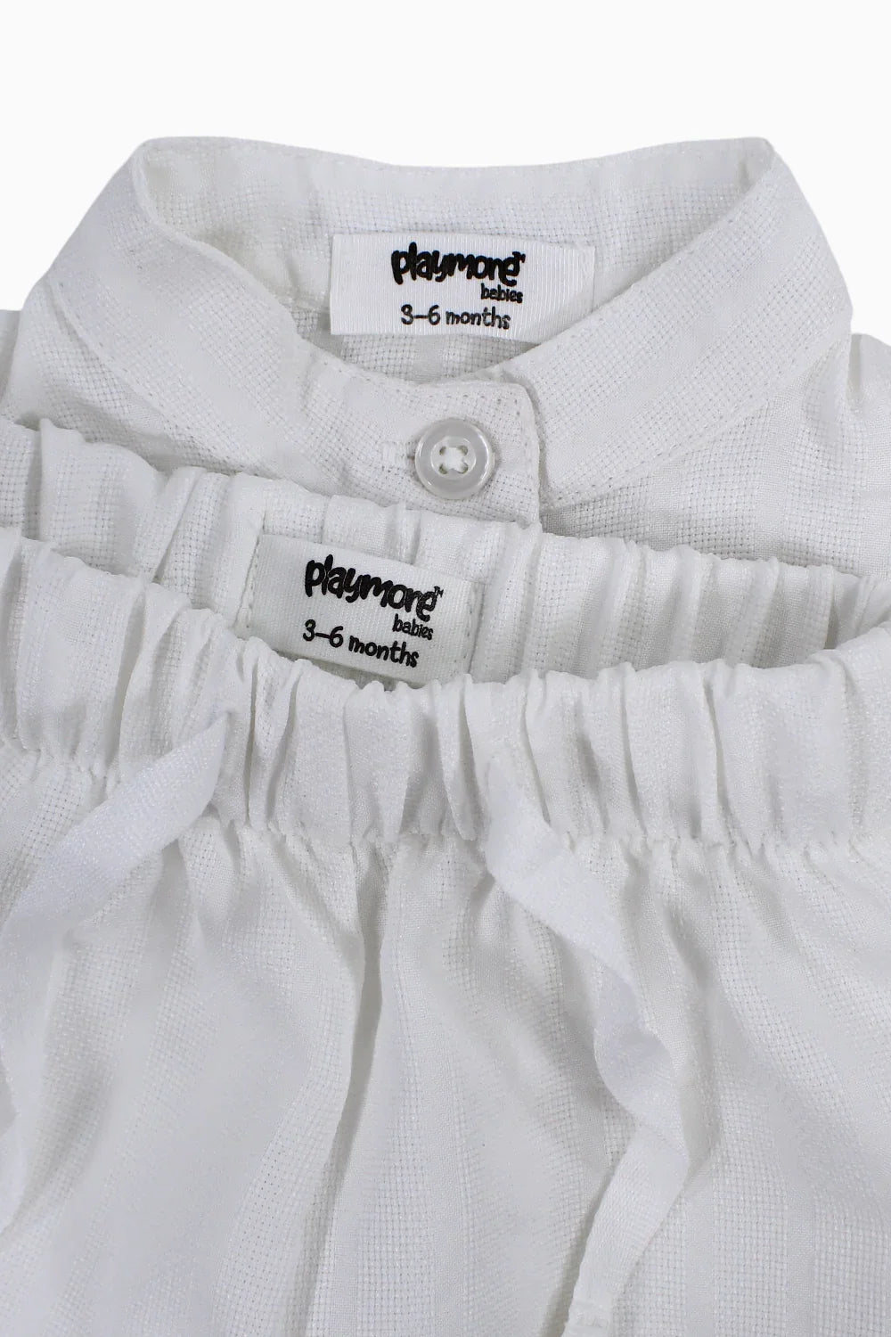 Baby Girls 2-Piece Outfit Set – Off-white - playmore