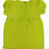 Baby Girls Cotton Dress – Light Green