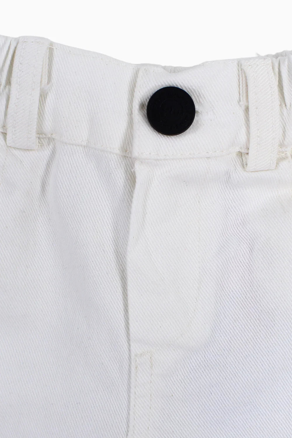 Unisex Baby Gabardine Shorts – Off-white - playmore