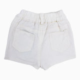 Unisex Baby Gabardine Shorts – Off-white