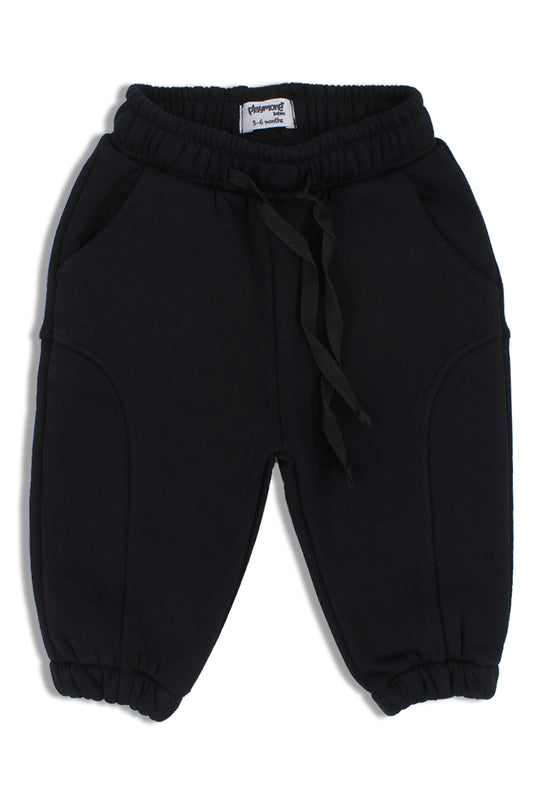 Unisex cotton sweatpants – black