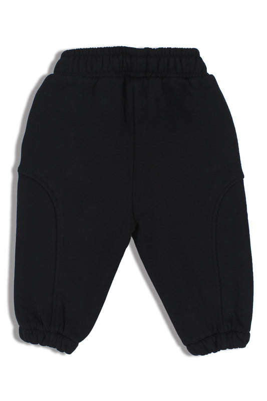 Unisex cotton sweatpants – black