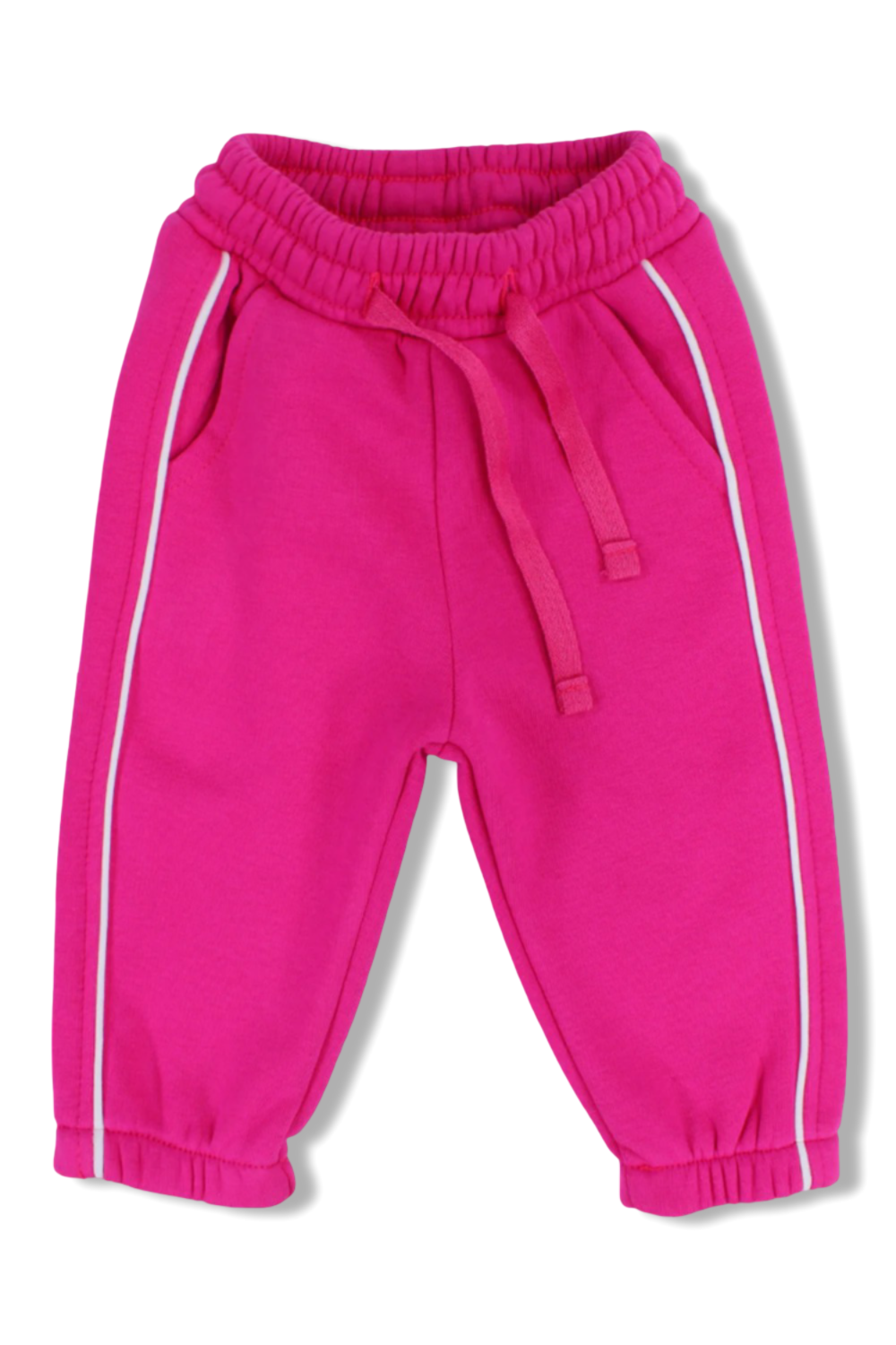 baby girls cotton sweatpants – fuchsia