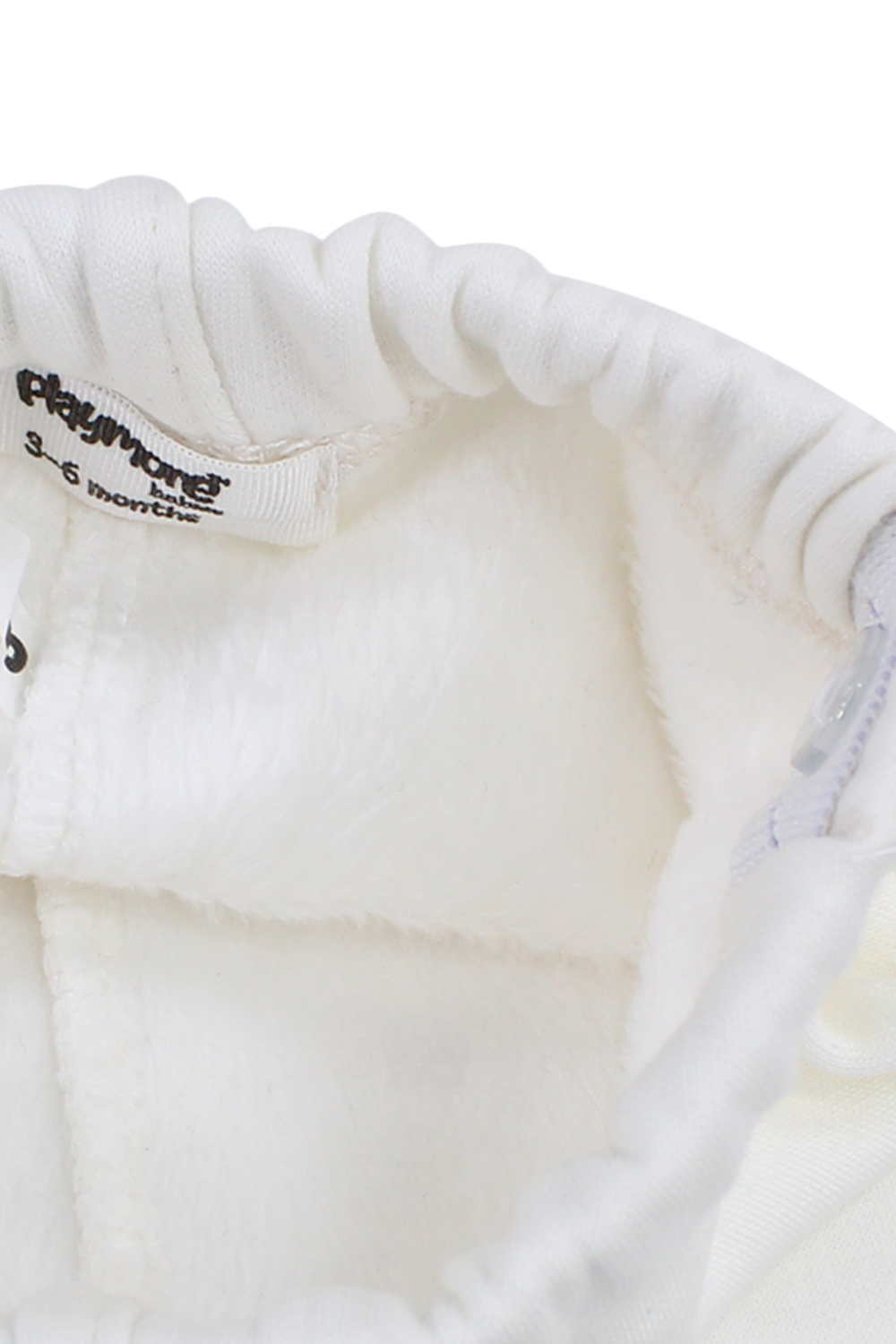 baby girls interlock fur leggings – offwhite
