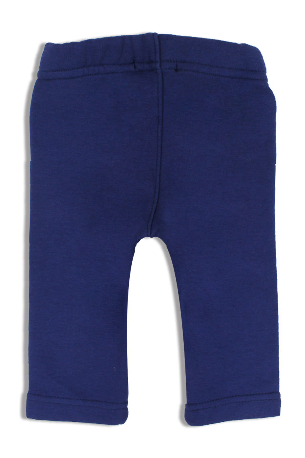 baby girls interlock fur leggings – navy