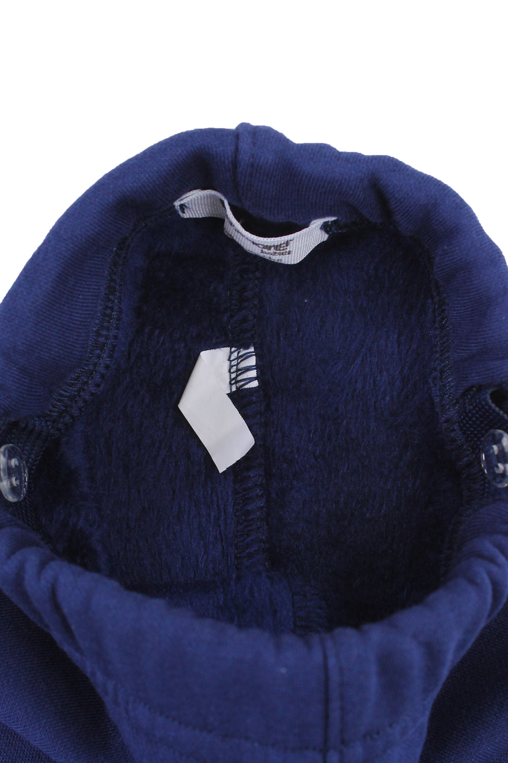 baby girls interlock fur leggings – navy
