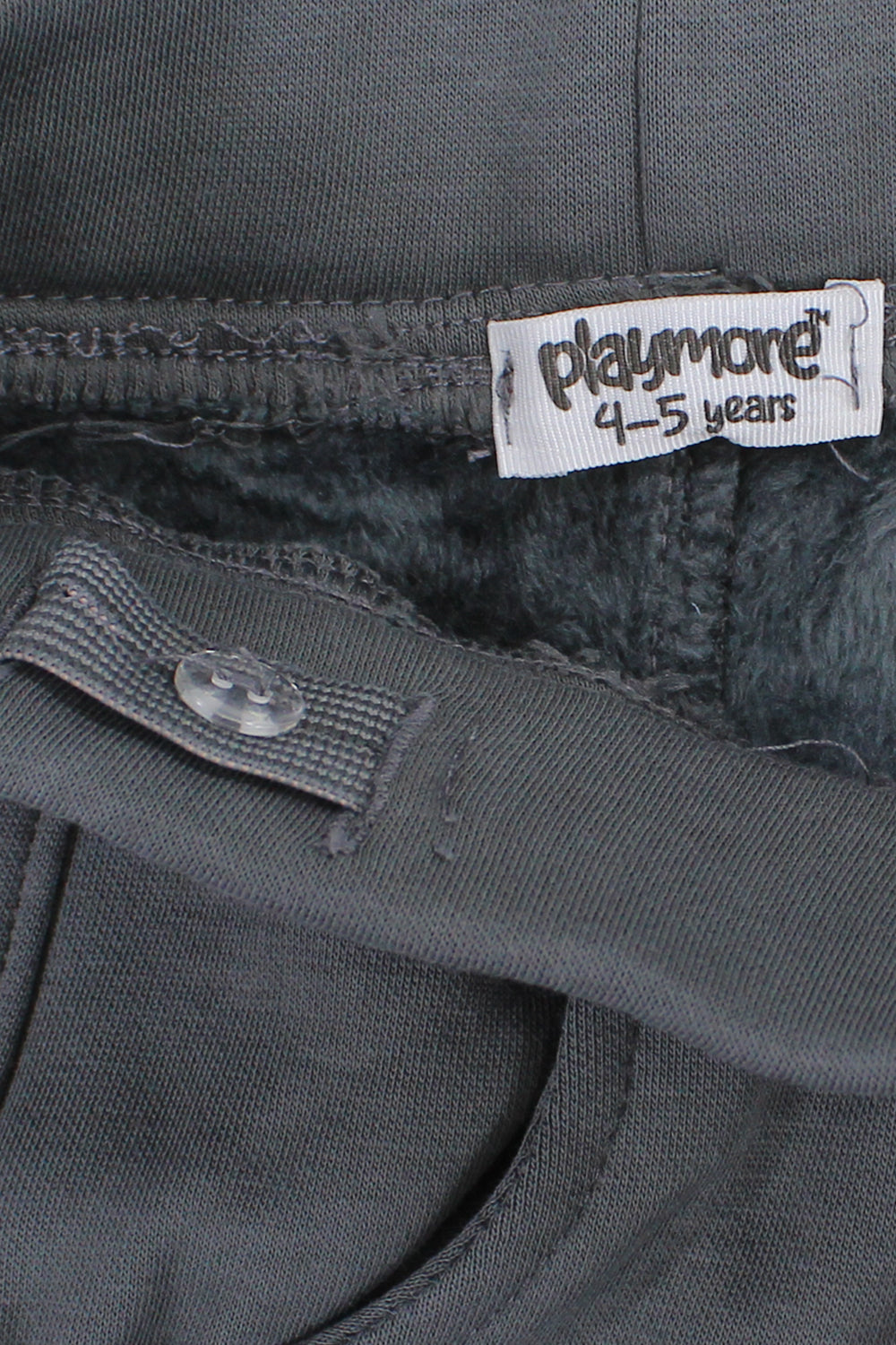 girls barrel fit pants – dark grey