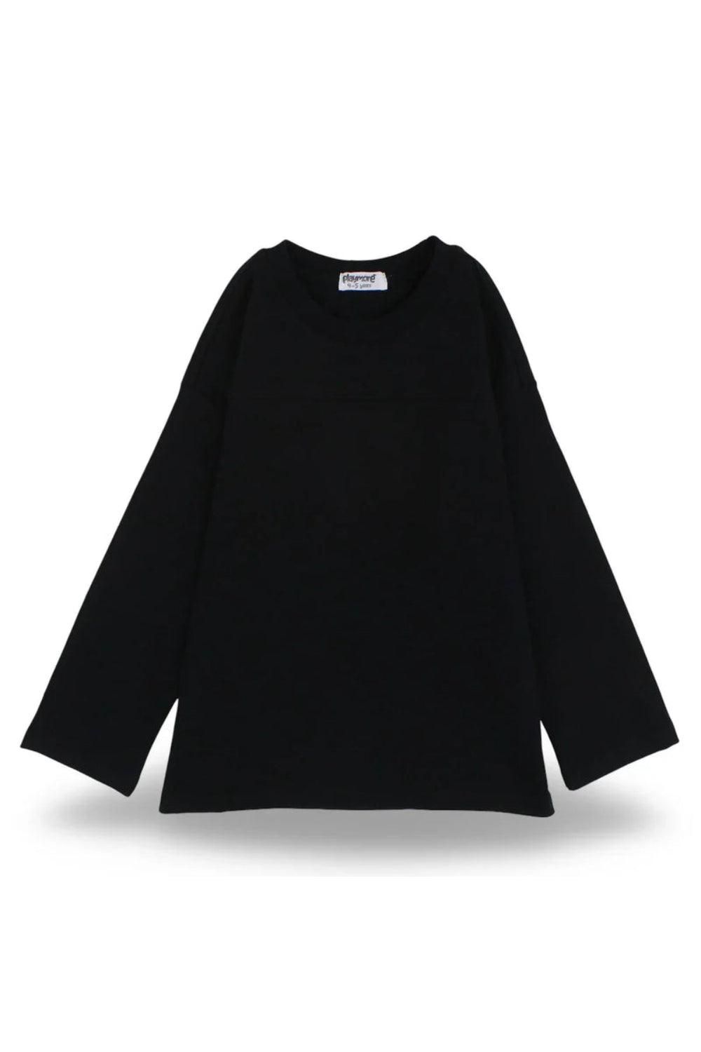 unisex cotton t-shirt black with playmore print