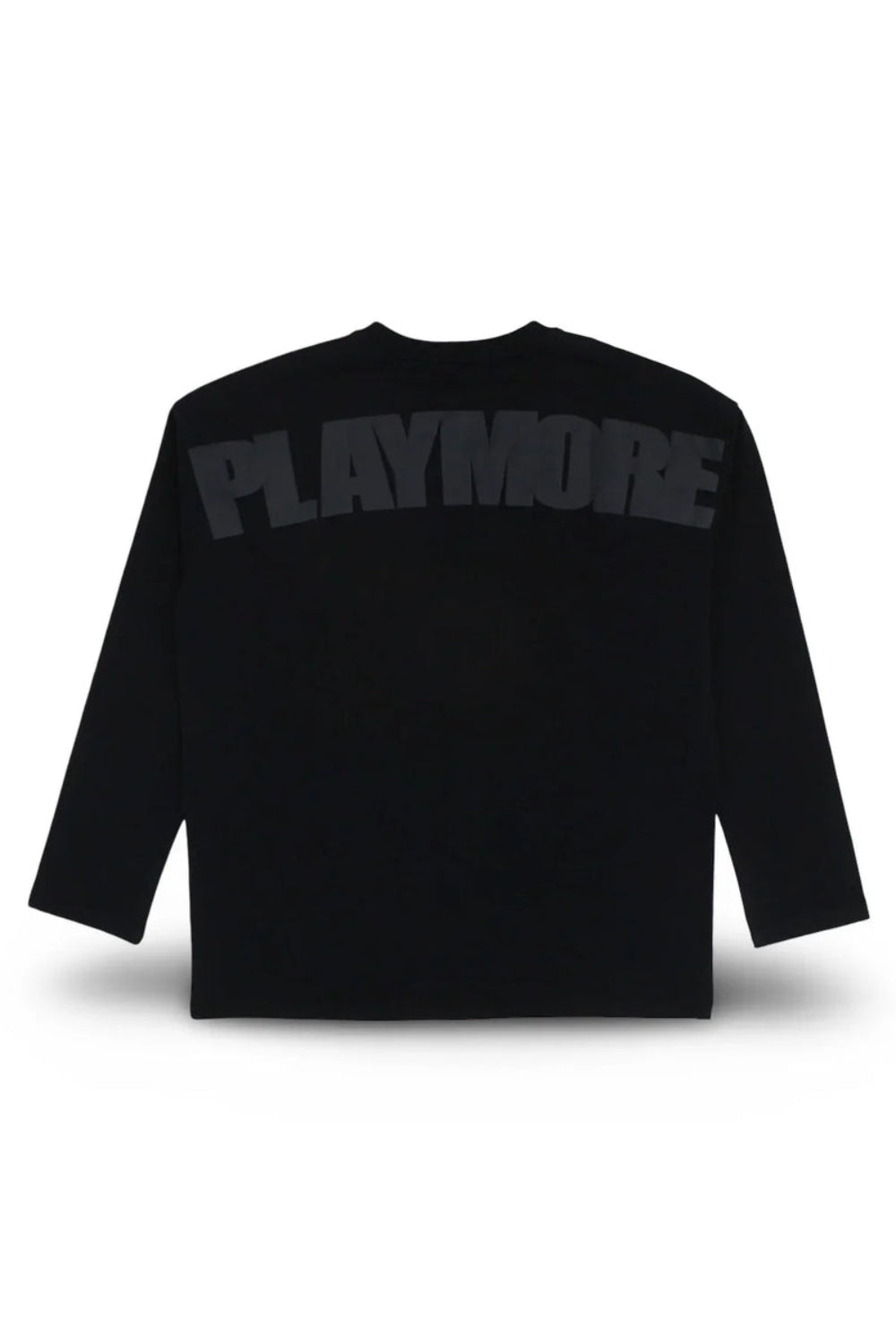 teens unisex cotton t-shirt black with playmore print
