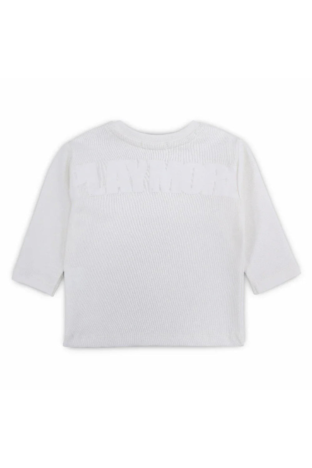 unisex cotton t-shirt offwhite with playmore print