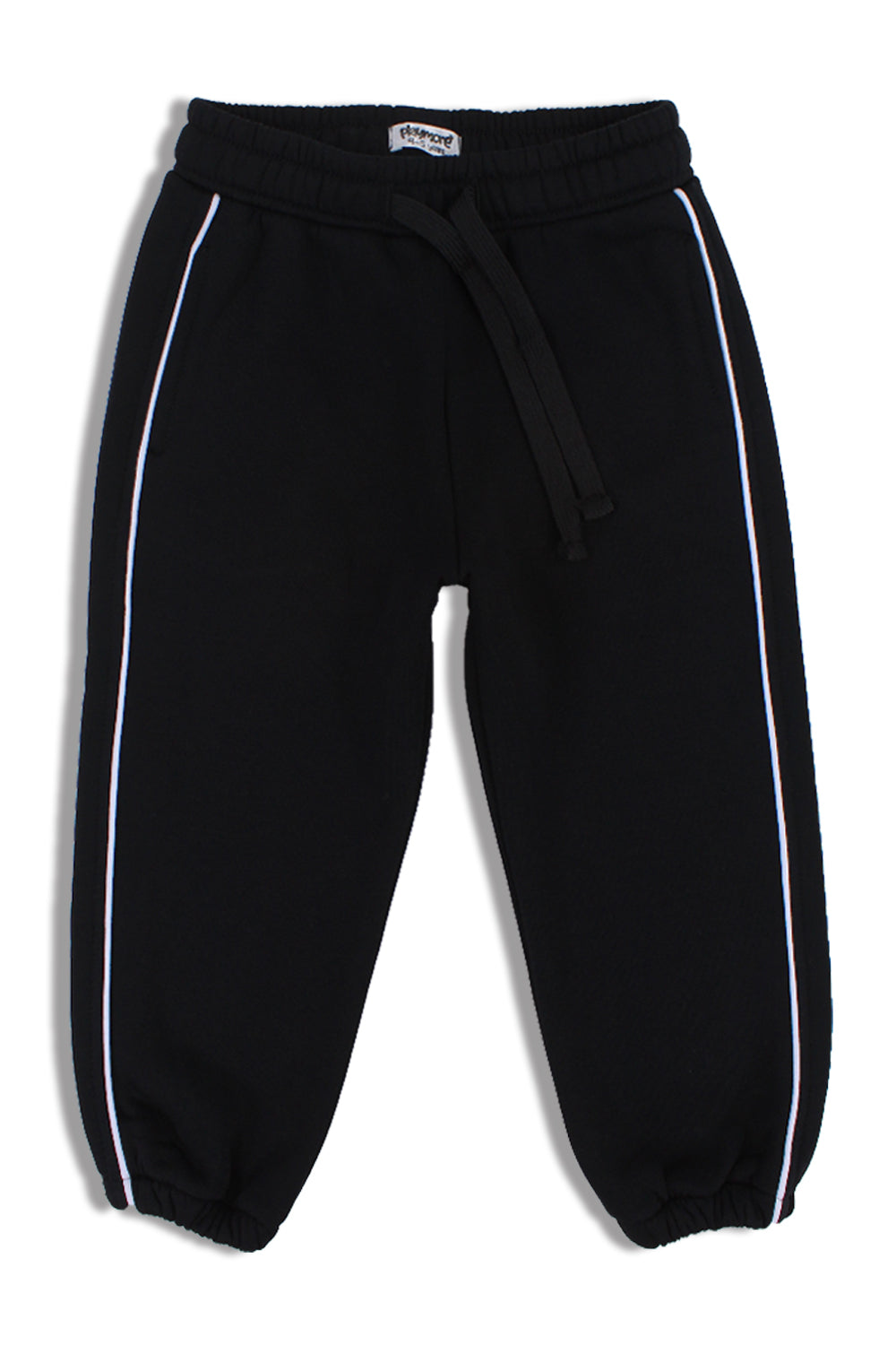 boys cotton sweatpants – black