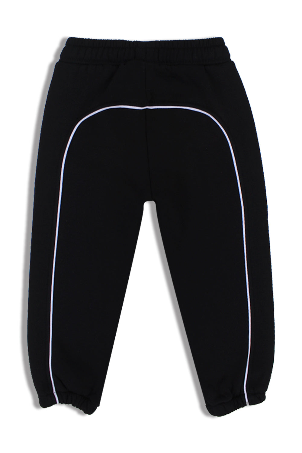 boys cotton sweatpants – black