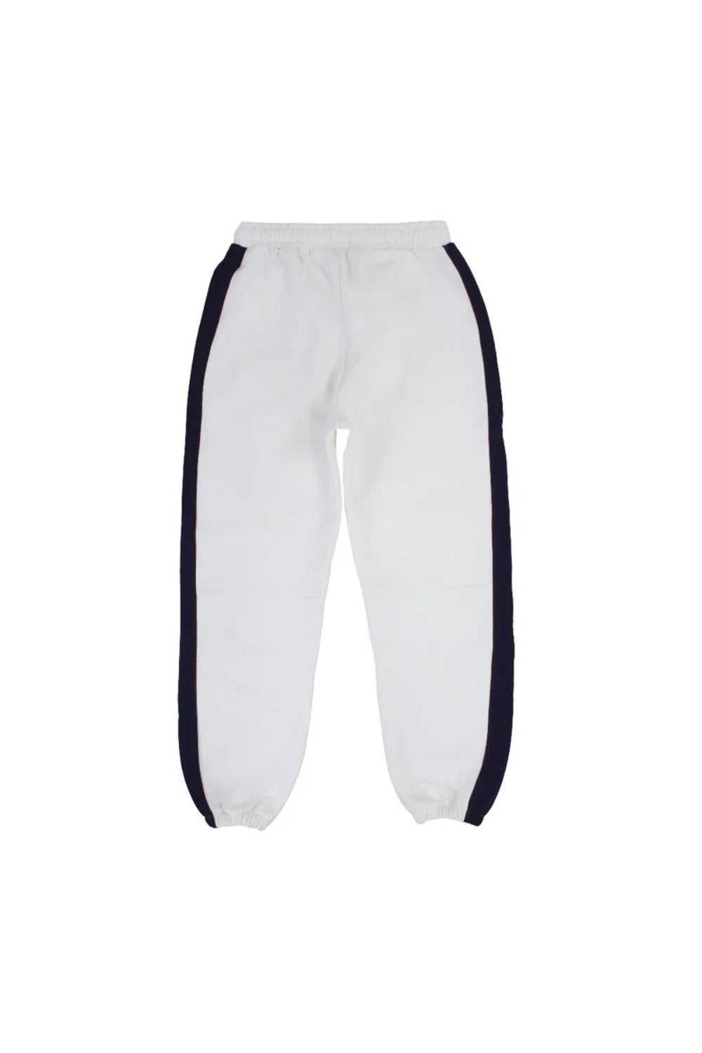 teens cotton sweatpants - offwhite & navy