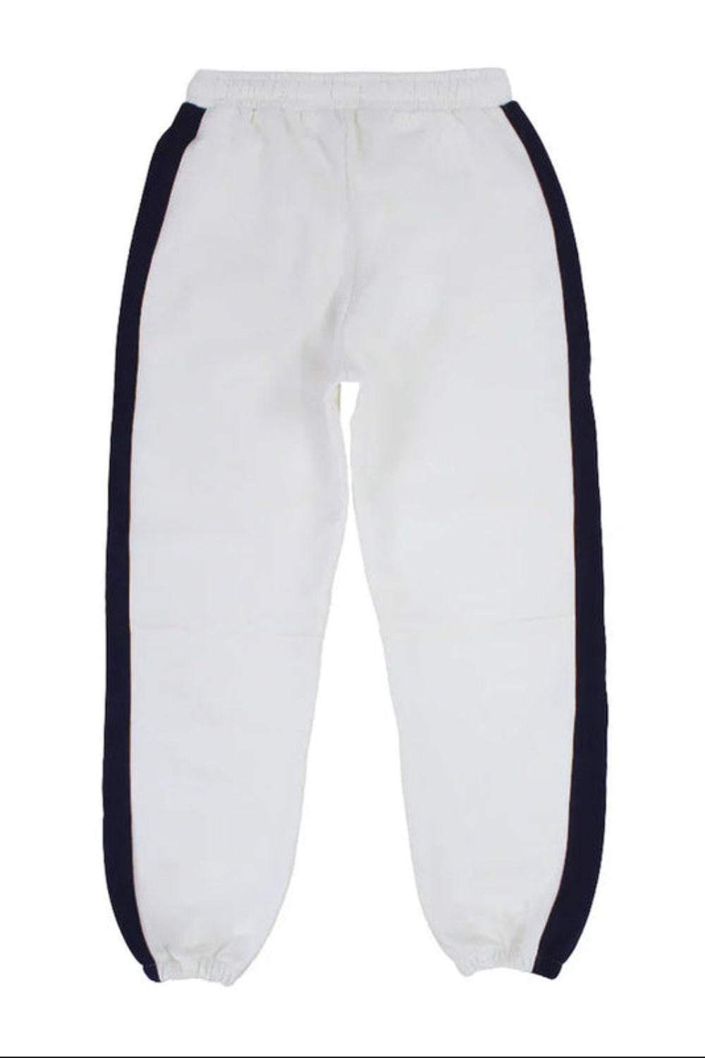 teens cotton sweatpants - offwhite & navy