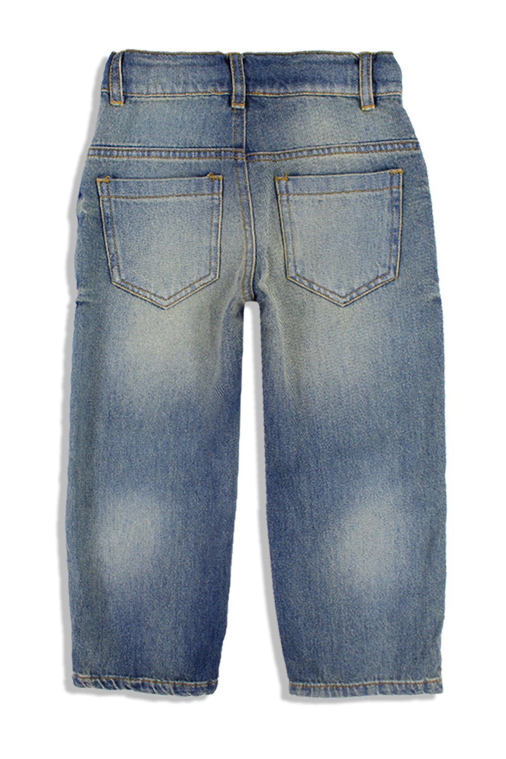unisex light wash denim pants