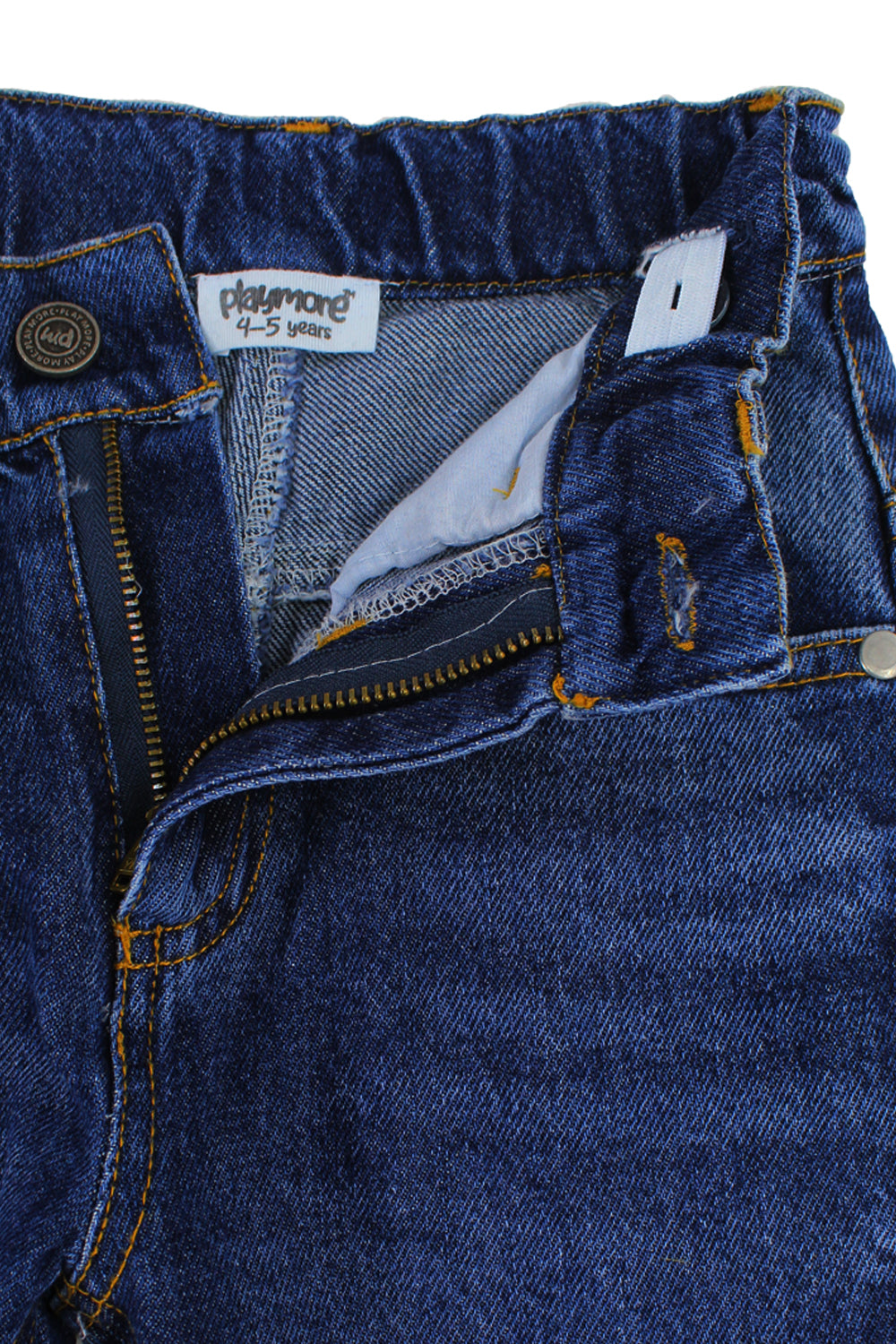 unisex dark blue denim pants