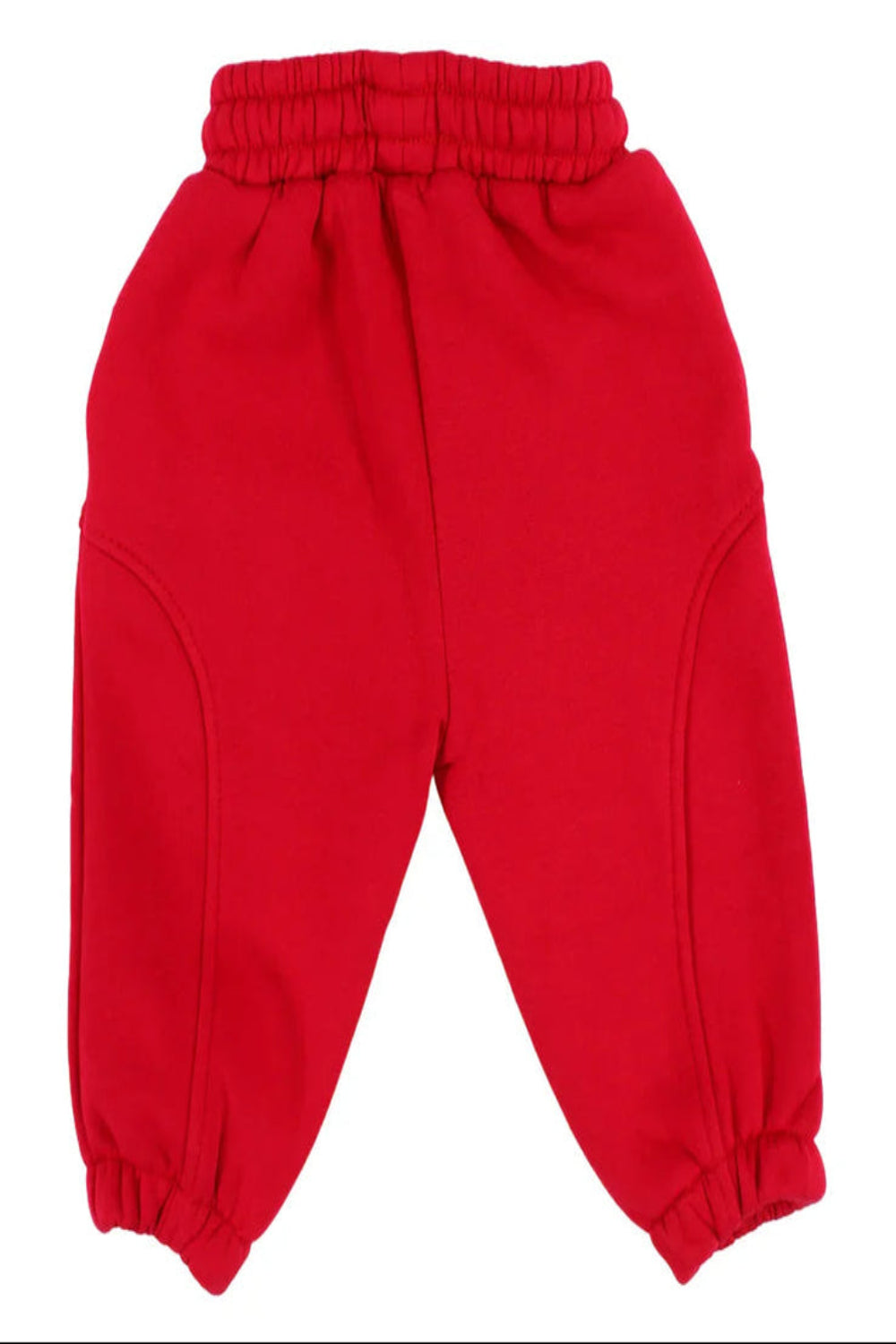 unisex cotton sweatpants - red