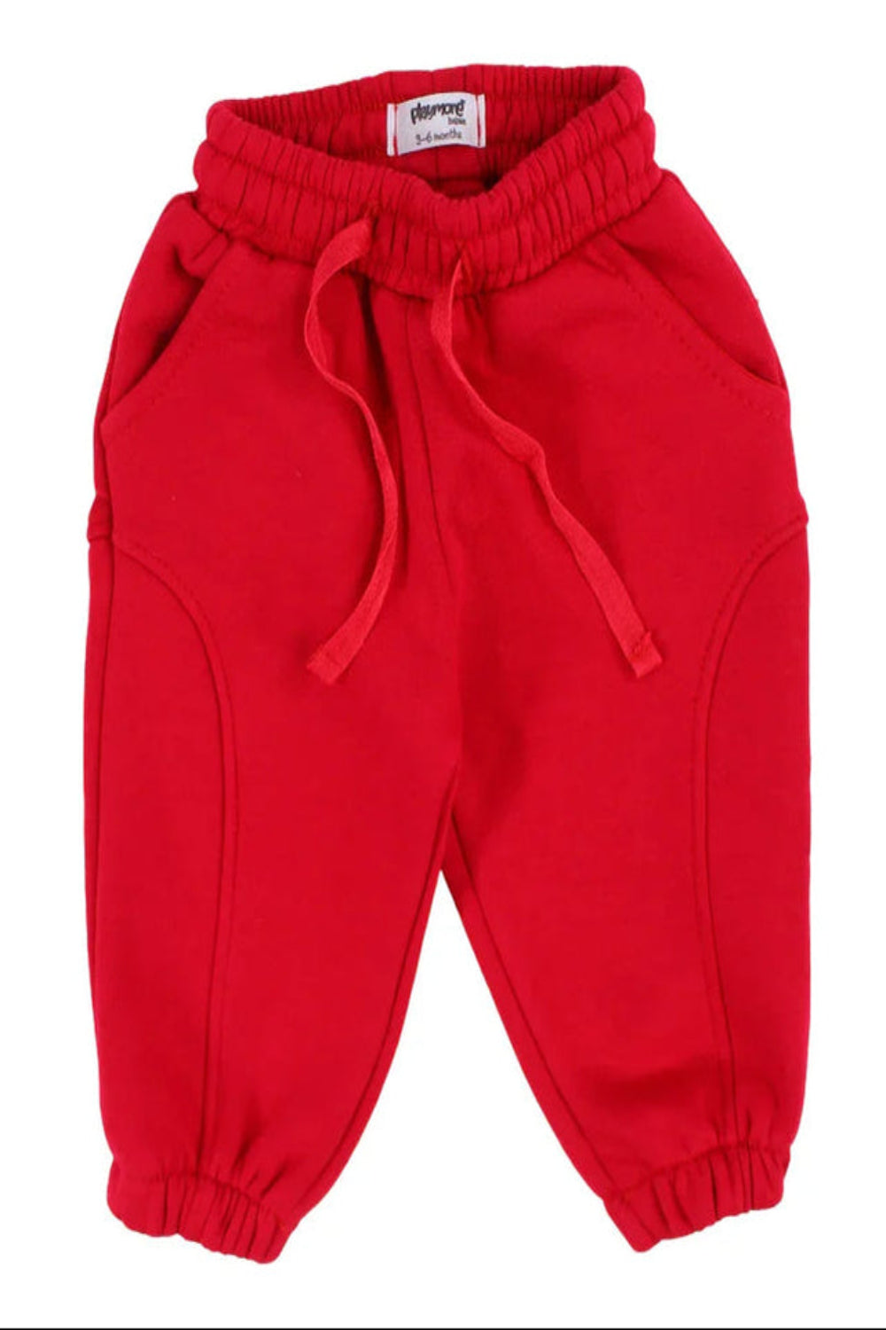 unisex cotton sweatpants - red