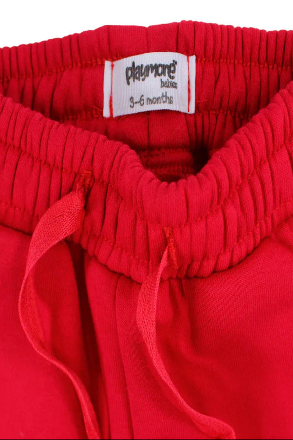 unisex cotton sweatpants - red