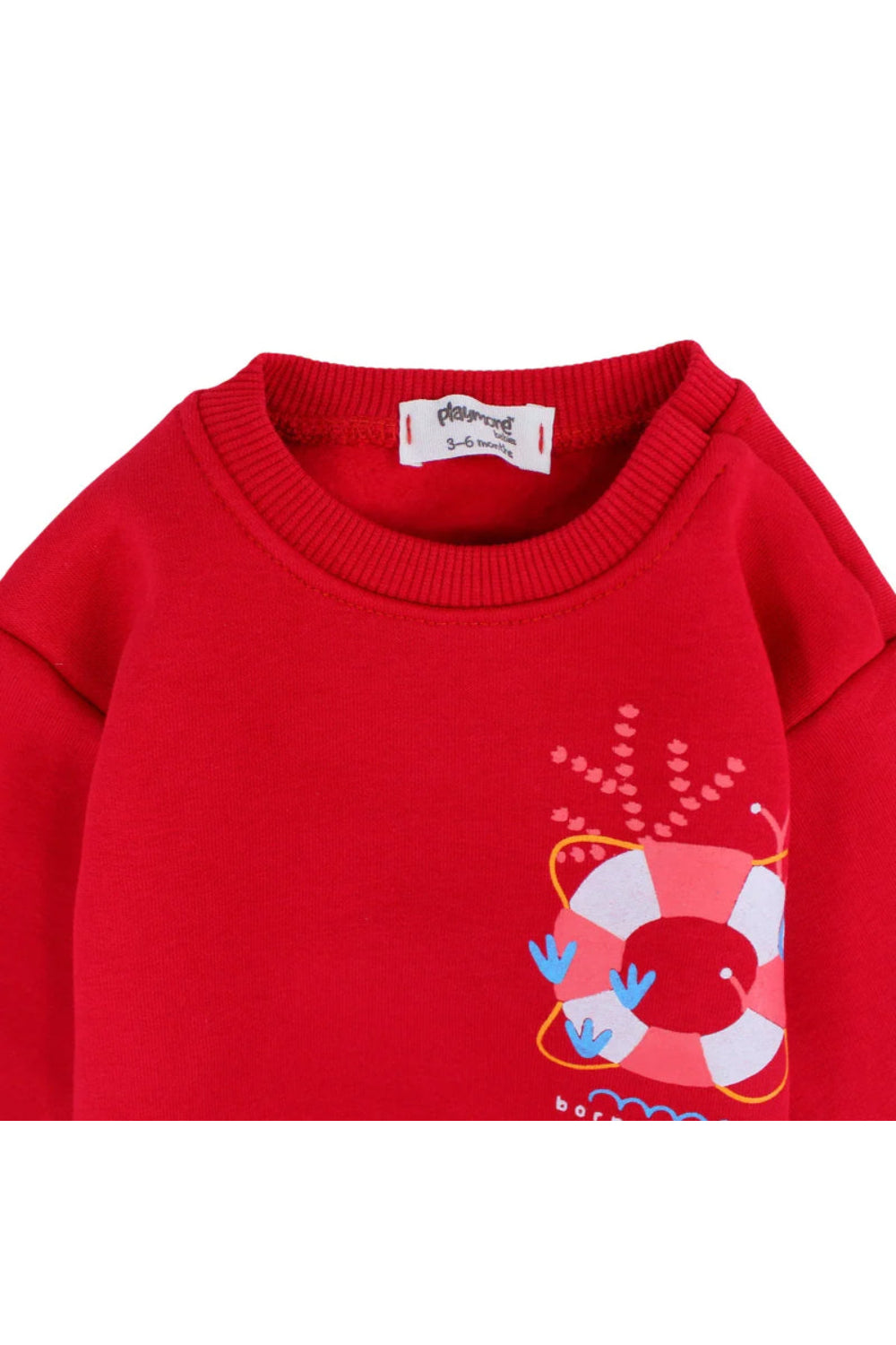 unisex cotton sweatshirt - red